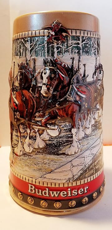 budweiser beer steins 1988