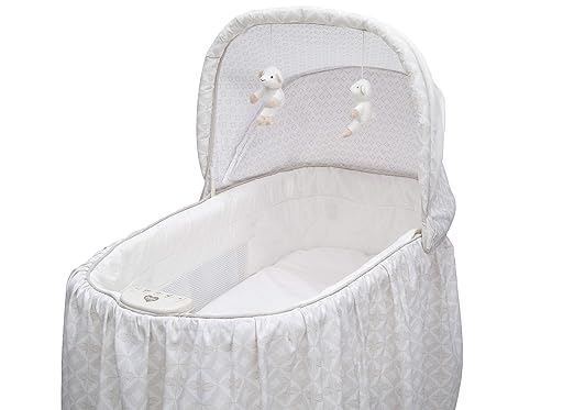delta illusions soothe and glide bassinet