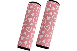 2 Pack VegaPunkLab Seat Straps Shoulder Pads for Kids - Seat Belt Cover Pad, Perfect for Car Booster Seats, Strollers, High C
