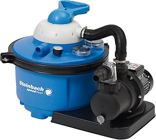 Steinbach Speed Clean Comfort 50 Sandfilteranlage, Umwälzleistung 6,6 m³/h, 230 V/450 Watt, Anschluss Ø 32/38 mm, 040200