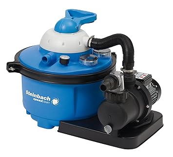 Steinbach Speed Clean Comfort 50 Sandfilteranlage, Umwälzleistung 6,6 m³/h, 230 V/450 Watt, Anschluss Ø 32/38 mm, 040200