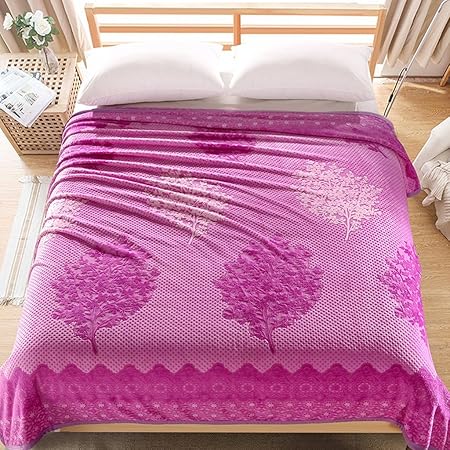 Wddwarmhome Decke Polyester-Material-Baum-Muster-Schlafzimmer-Decke