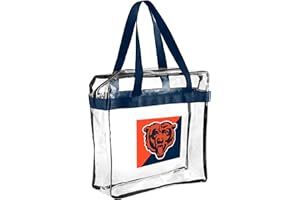 FOCO NFL Clear Stadium Messenger Bag for Football Game - Vinyl