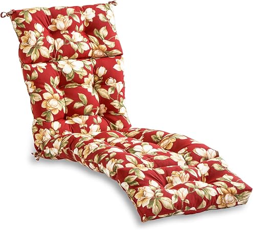 Amazon Com South Pine Porch Am4804 Roma Roma Floral 72 Inch Outdoor Chaise Lounge Cushion Garden Outdoor