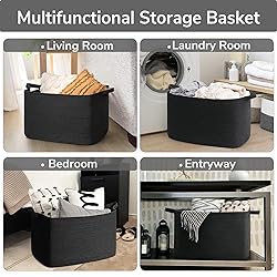 Goodpick Extra Large Storage Basket, 23.6" x