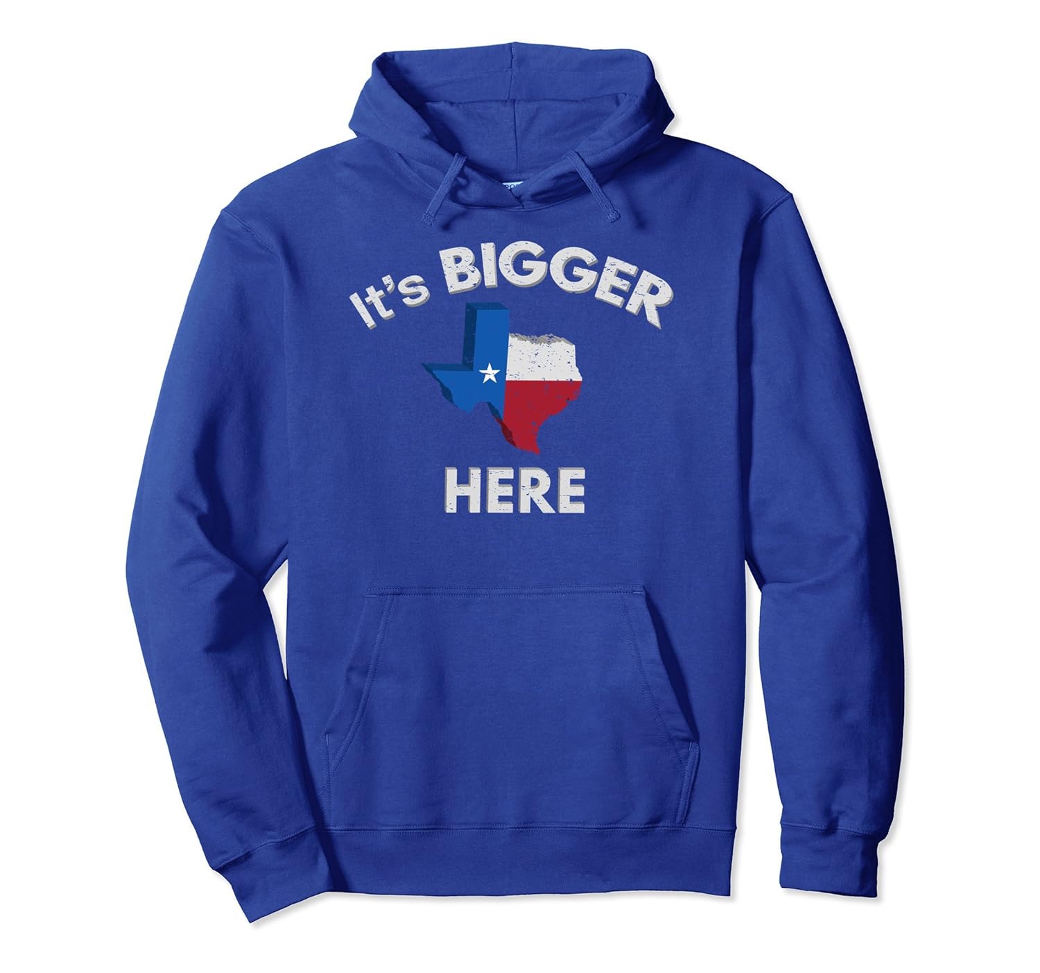 It's Bigger Here Texas Hoodie-anz