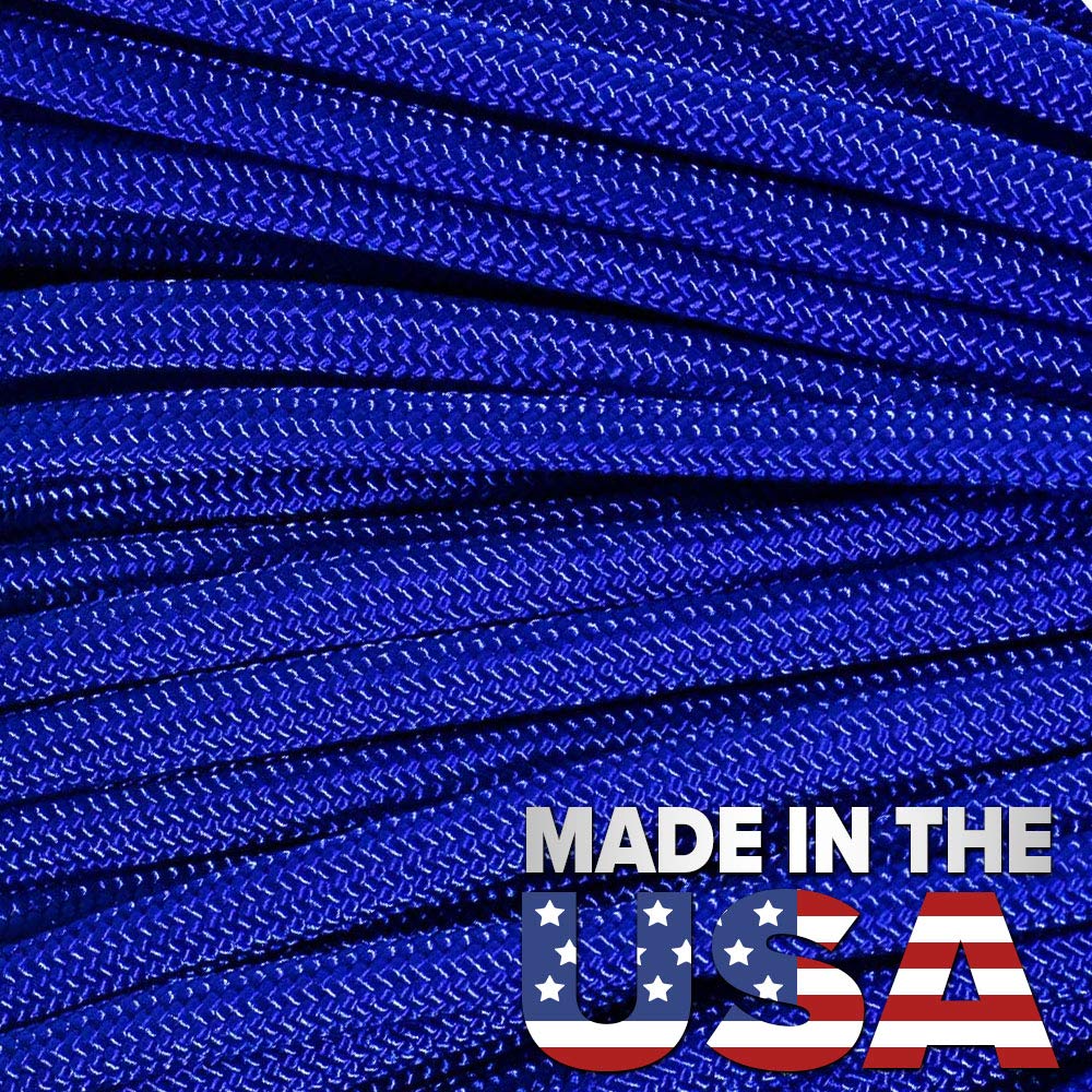 Paracord Planet 550 Mil-Spec Type III Nylon Paracord – Durable 550 lb Strength – USA Made, 100% Nylon – Survival/Tactical Cord – 50, 100, and 1000 Feet Available