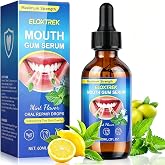 Gum Restore Drops - Advanced Repair for Receding Gums &amp; Stain Removal - Bad Breath Treatment Natural Mint Breath Freshener with Olive Oil Tea Tree Oil for Dry Mouth, 2 Fl Oz