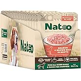 NATOO Dog Food Topper for Picky Eaters & Dog Treat (Salmon with Brown Rice), Dog Toppers for Dry Food, Wet Meal Toppers for Dogs & Puppies, Limited Ingredient Dog Food, 3 oz (Case of 20)