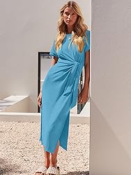ANRABESS Women's 2025 Summer Maxi Tshirt Dress