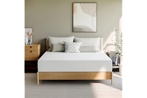 GAESTE 10 Inch Queen Cooling Gel Memory Foam Medium Firm Mattress Breathable Pressure Relief CertiPUR-US Certified Mattress-in-a-Box for Kids and Adults No Fiberglass (Queen, 10 in)