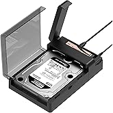 SABRENT USB-C Lay Flat Docking Station – NVMe M.2 + SATA 2.5”/3.5” SSD/HDD Enclosure, 10Gbps, Tool-Free, Offline Clone Function, USB 3.2 Type-C, for Windows, Mac, Linux (DS-UFNC)