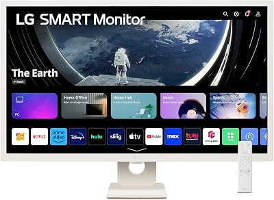 LG MyView Smart Monitor 32SR50F 32 Inch Full HD IPS Built in Speakers WiFi BT