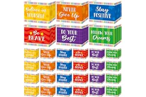 Affrolling 24 Pcs Inspirational Privacy Folders Bulk for Students Cardboard Privacy Boards Desk Divider Panel Waterproof Testing Divider for Classroom Teacher Back to School Study Supplies (Colorful)