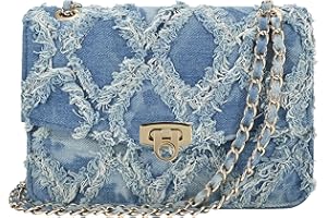 GM LIKKIE Quilted Shoulder Bag for Women, Medium Flap Crossbody Handbag with Chain Strap, Soft Vegan Leather Clutch Purse