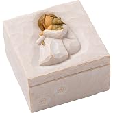 Willow Tree Comfort Keepsake Box, Sculpted Hand-Painted Bas-Relief Box | Pet-Themed Figure, Holds Small Treasures, Hidden Message Inside, Cast from a Susan Lordi Original Carving, Fitted Gift Box