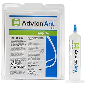 4 Tubes Dupont Advion Ant Gel Bait w/ 1 Plunger (30 grams per Tube) ~~ Kill Argentine , Big Headed , Carpenter , Cornfield , Crazy , Field , Ghost , Harvester , Honey , Little Black , Odorous House , Pavement , Pharaoh , Pyramid , Red Imported Fire Ant , Rover , Thief and White Footed ~ Better then Maxforce Intice & Terro Best Pest Control for Ants On the Market !! 6666305