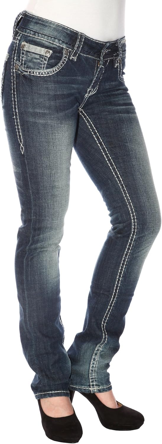 Blue Monkey Damen Jeans mit weißen Nähten Modell BM3044 Stiefeljeans Gr. 26W / 32L Amazon.de Blue Monkey Damen Jeans mit weißen Nähten Modell BM3044 Stiefeljeans Gr. 26W / 32L Amazon.de