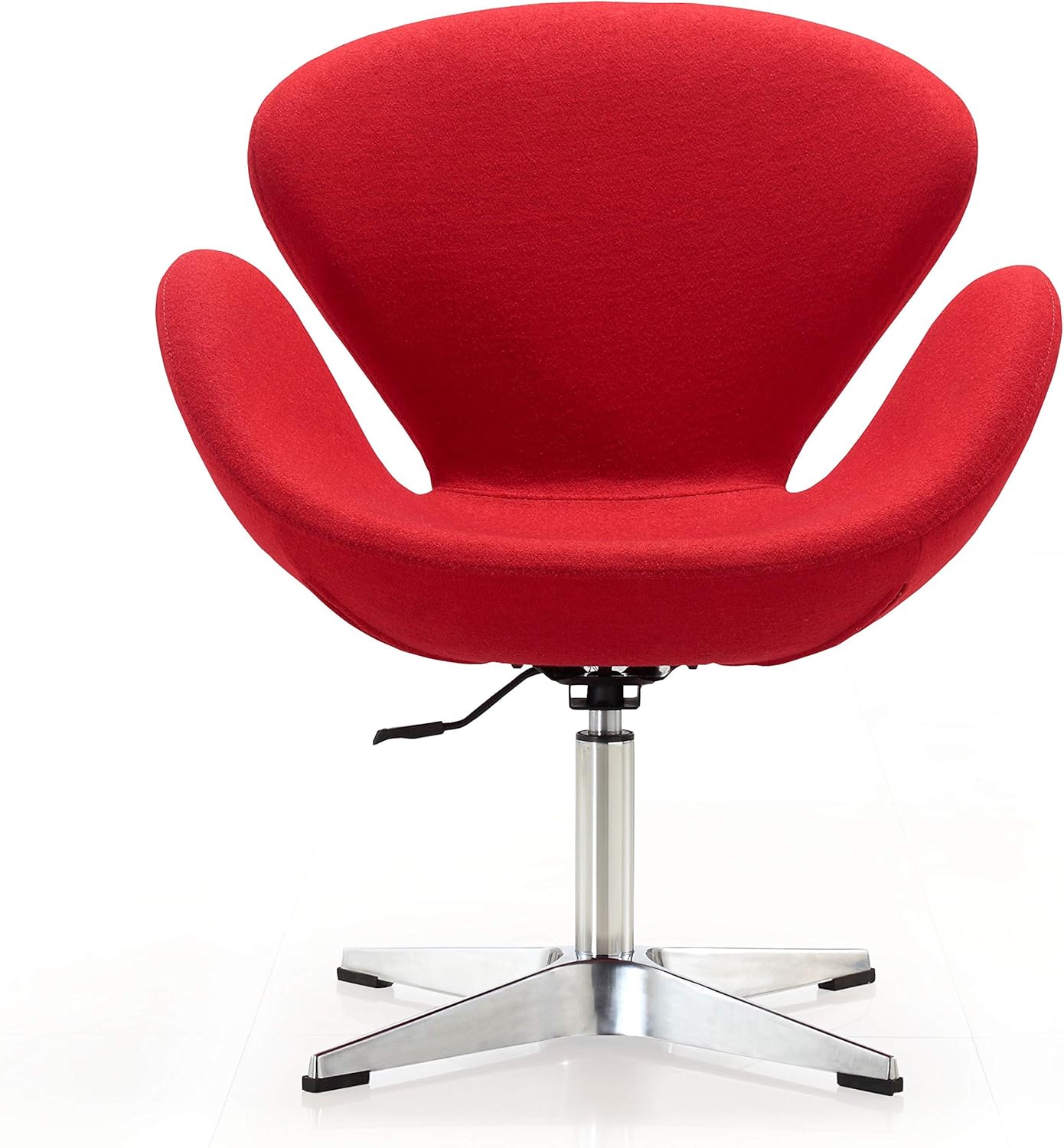 International Design USA Swan Adjustable Leisure Chair, Red