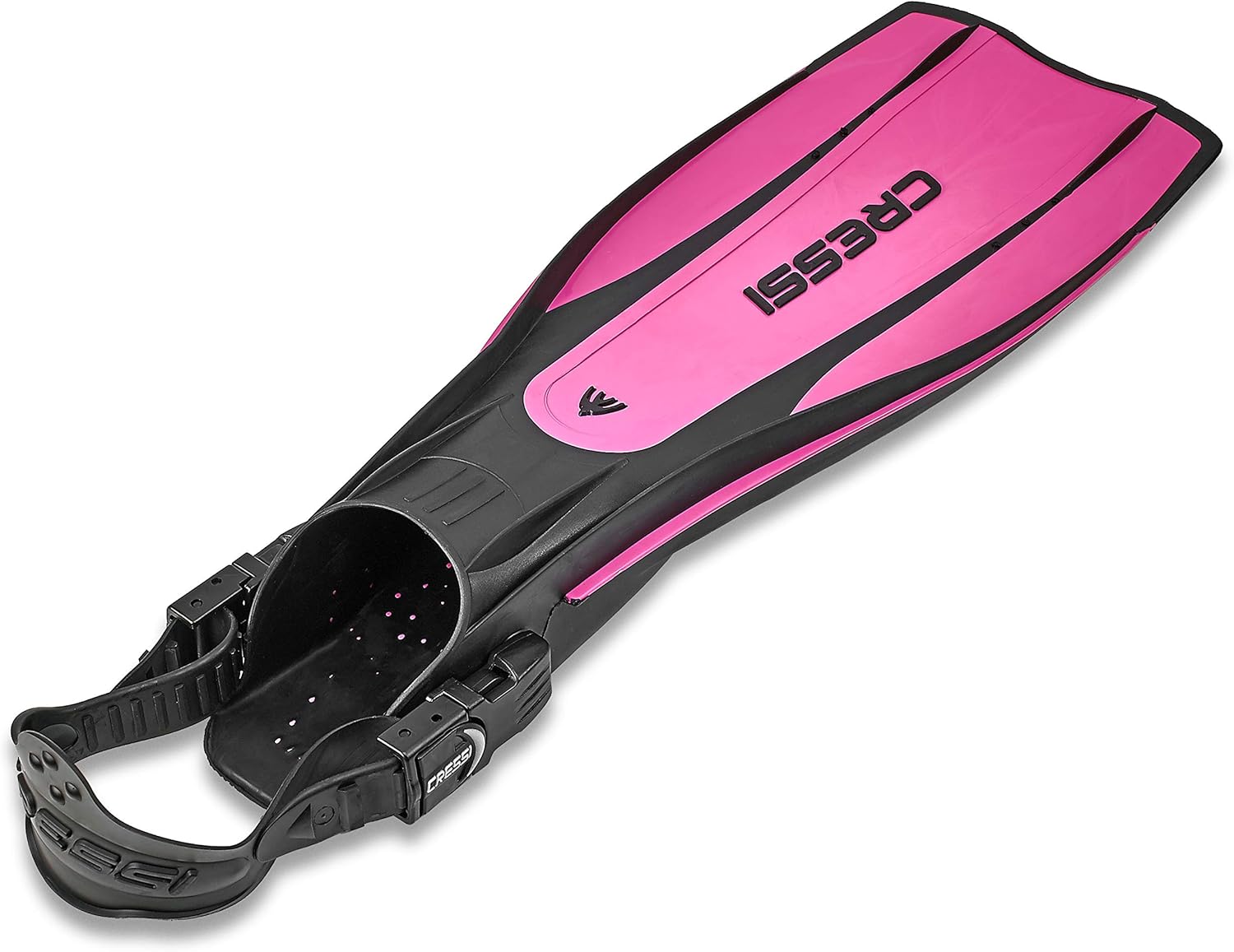 Cressi Lightweight Well-Balanced Open Heel Scuba Diving Fins | Pro Light: Made in Italy, OPK-S/M, Opaque Pink, S/M | US Man 6.5/8 | US Lady 7.5/9 | EU 38/41 (P-WBG174040_J) : Sports & Outdoors