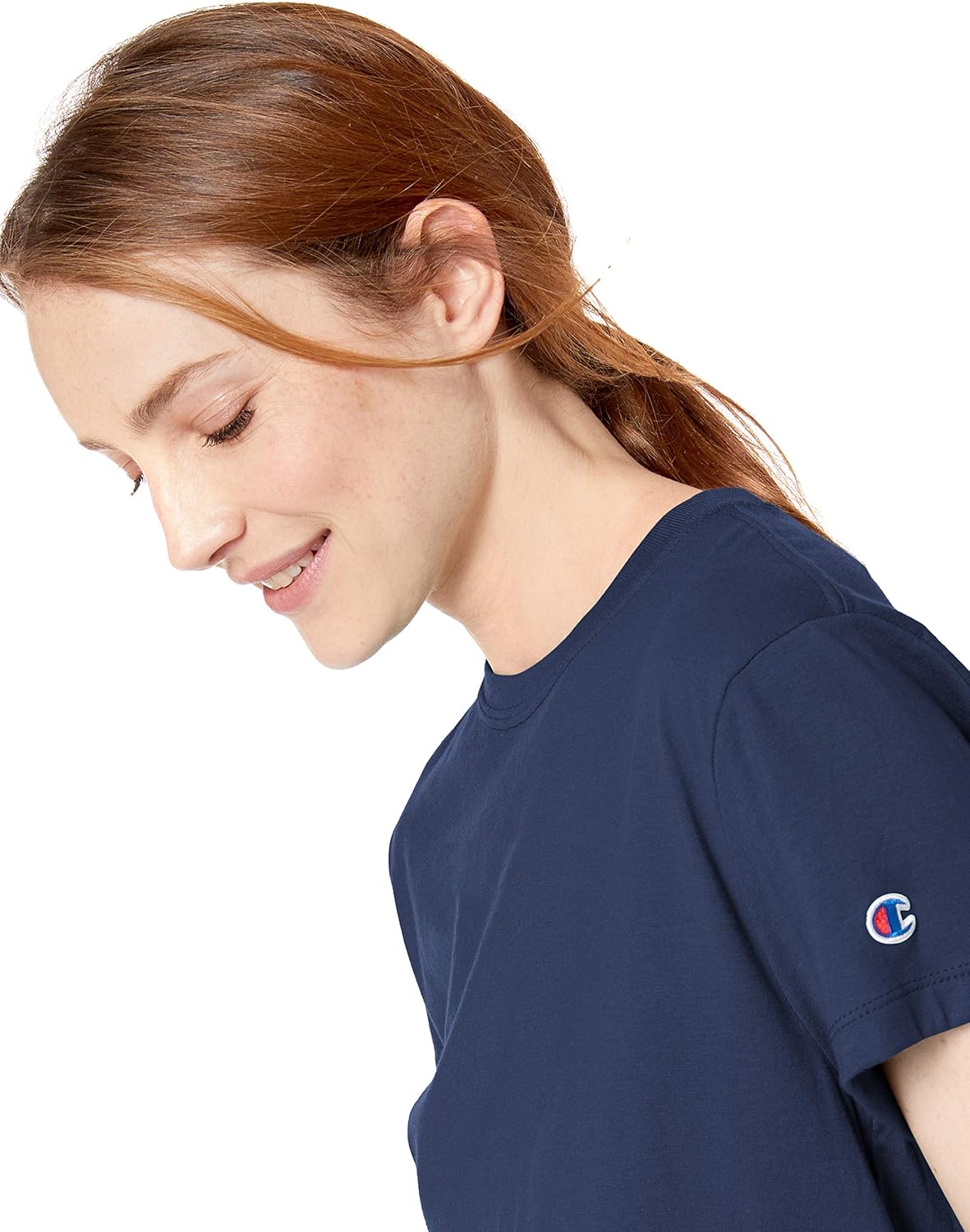Champion Women's Classic Jersey Short Sleeve Tee at  Women’s Clothing store