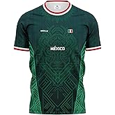 GenZGenji Mexico Football/Soccer Jersey 2026 - Green Home Kit