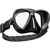 SCUBAPRO Synergy Twin Trufit Scuba Mask with Dual Lens and Comfort Strap for Diving, Black