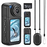 Mini Body Camera with 64GB Storage, 1080P Pocket Video Recorder with 180° Rotating Lens,Thumb Size Wearable Body Cam with Screen,Portable Camera for Outdoor, Cycling, Vlog, Travel