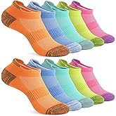 MICBAM 10 Pairs Womens Ankle Socks-Running Athletic Cotton Socks,Low Cut Casual Socks,Size 6-12