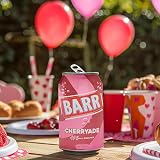 Barr 24 Pack Cherryade Zero Sugar Cherry Flavoured Fizzy Drink Cans 24 x 330ml view 4