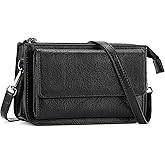 GAEKEAO Small Crossbody Bags for Women Vegan Leather Cell Phone Purse Wallet Women's Shoulder Handbags with Credit Card Slots