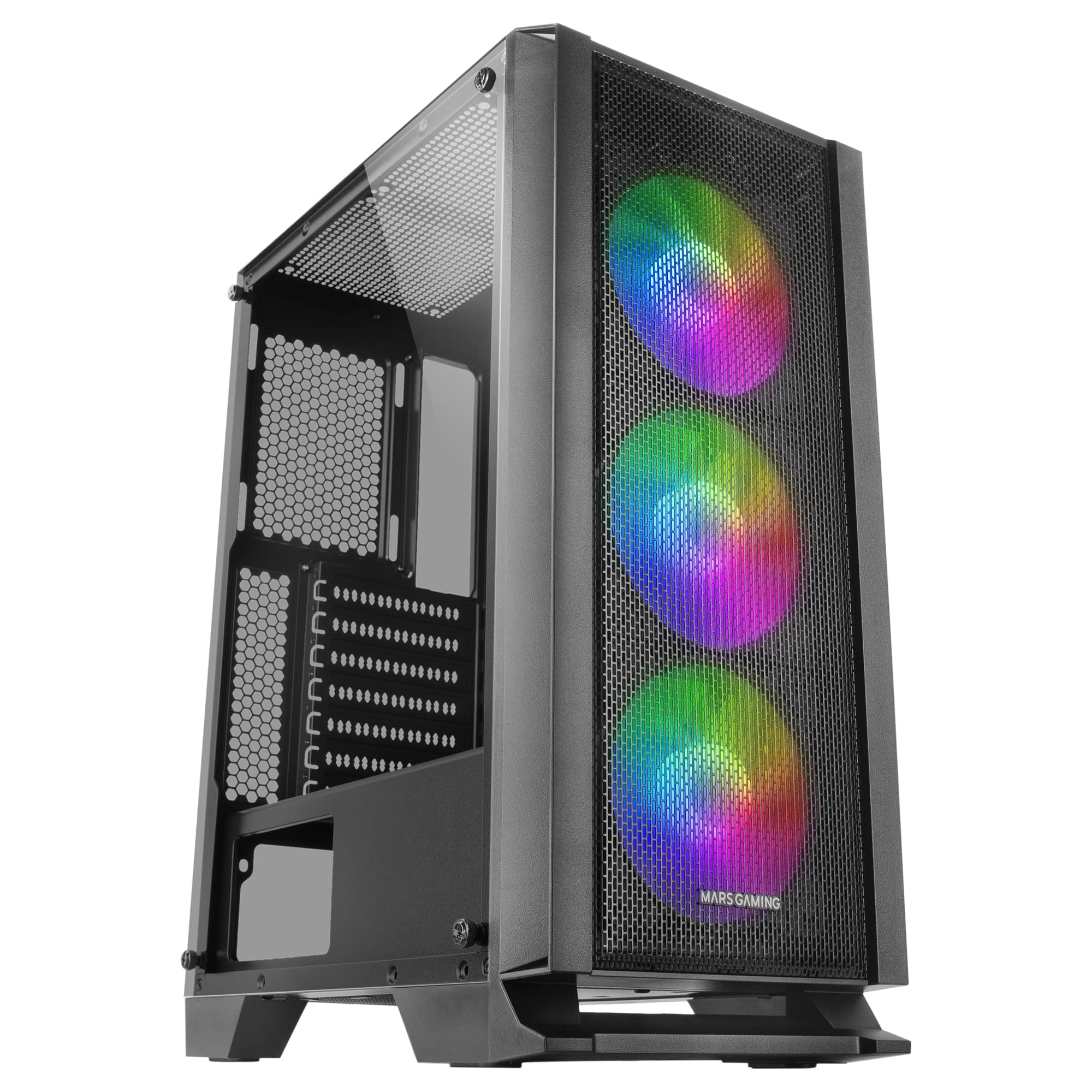 Mars Gaming MC-C Black, PC ATX Case, Metal-Mesh