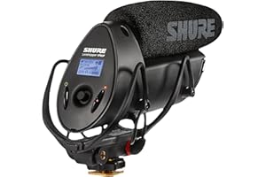 Shure VP83F LensHopper Camera-Mounted Condenser Shotgun Microphone with Integrated Digital Flash Recording - Windscreen, Supe