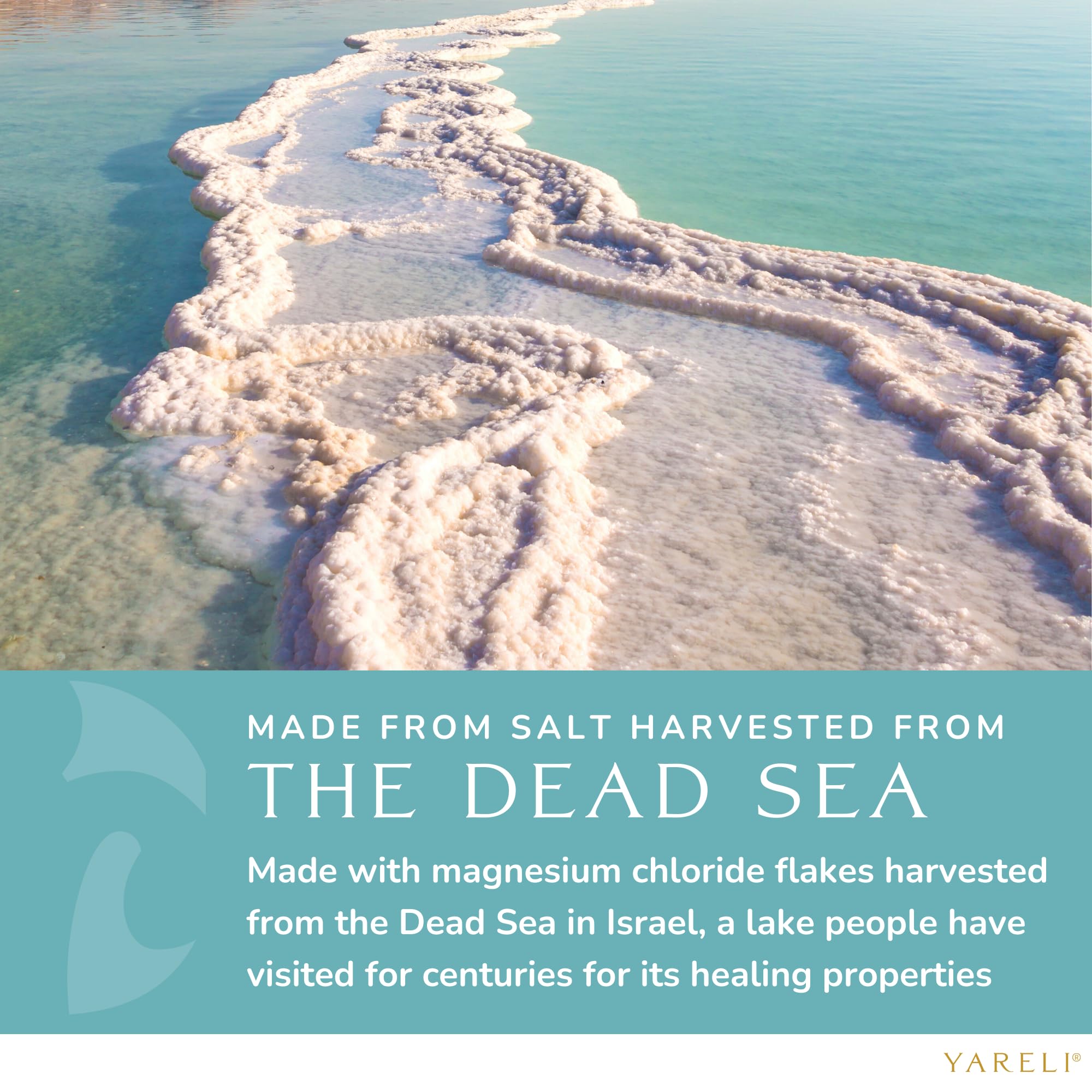 Yareli Magnesium Oil Spray, Ultra Absorbent High Strength Dead Sea Magnesium, 12oz, for Better Sleep and Muscle Relaxation