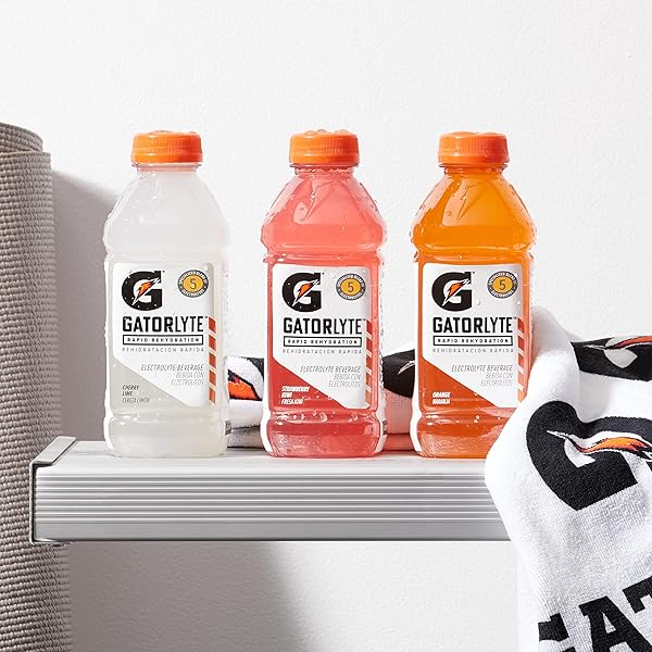 GATORLYTE RAPID REHYDRATION ORANGE ELECTROLYTE BEVERAGE,20 FL OZ BOTTLE