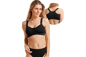 CAREFIX Alice Post Surgery Compression Bra w/Adjustable Straps | Post Surgical Bra Front Closure