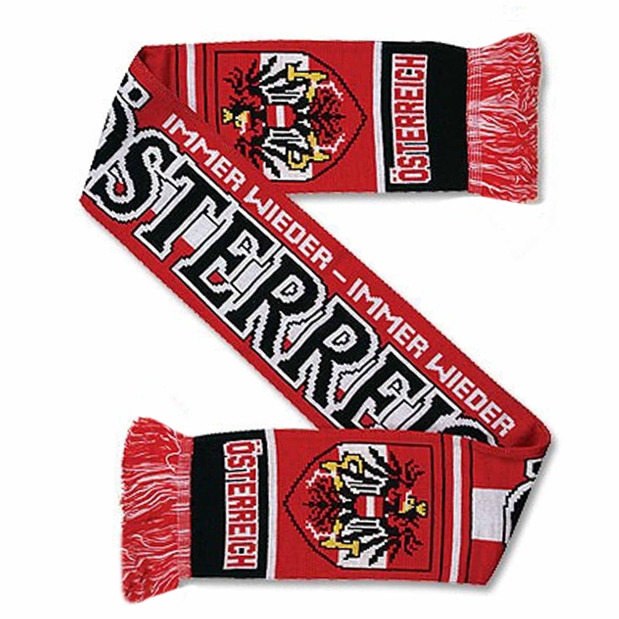 Austria (Österreich Football & Sports Fans Scarf (100% Acrylic)