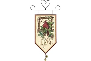 Dimensions Needlecrafts 8822 Counted Cross Stitch, Cardinal Joy Mini Banner