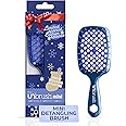 FHI Heat UNbrush Mini Detangler Brush for Pain-Free Brushing on All Wet or Dry Hair Types — Durable Duoflex Anti-Static Bristles, Lightweight Handle, Vented Mini Hair Brush