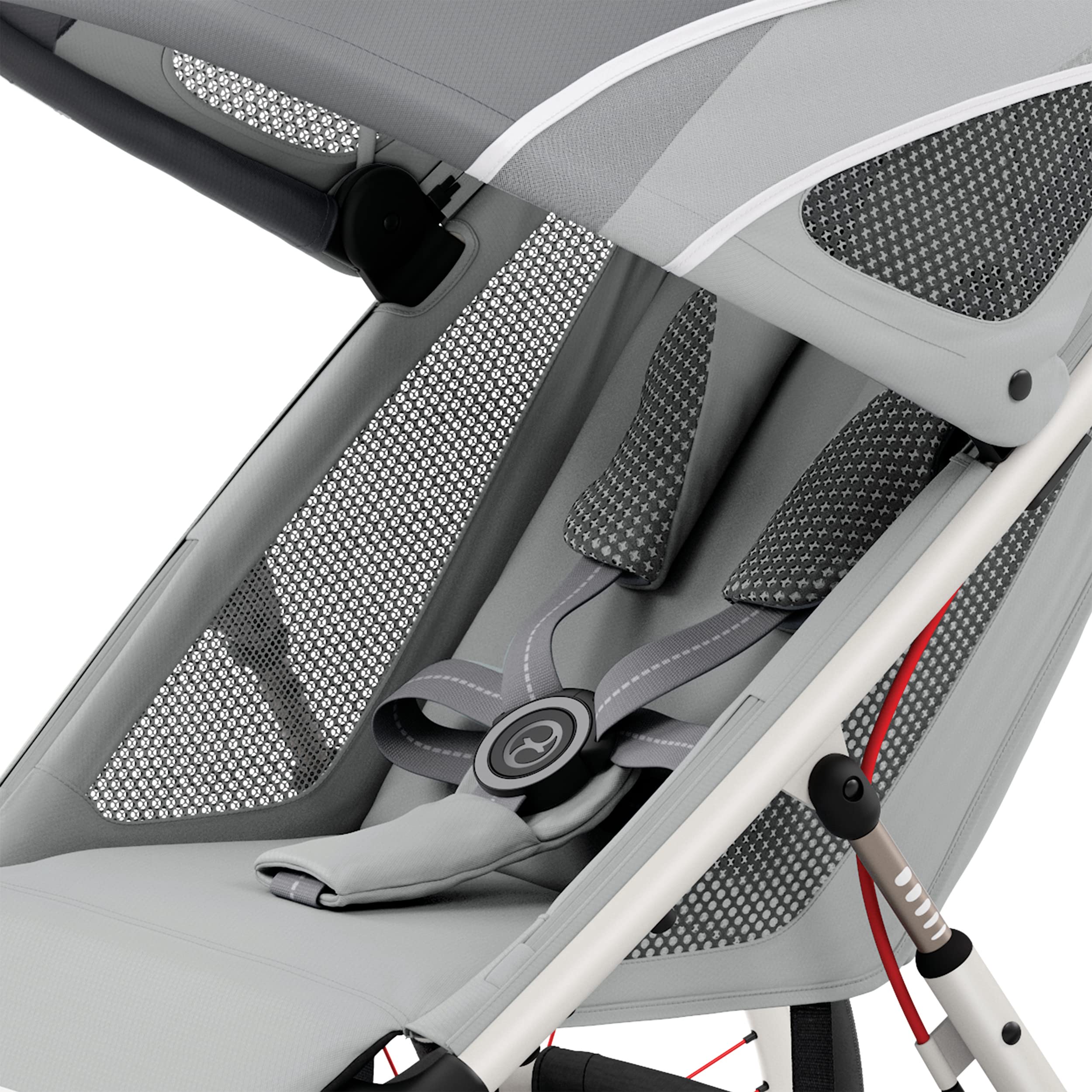 CYBEX ZENO 4-in-1 Multisport Trailer, Compact Fold, Smooth Ride Suspension and Air Filled Tires, Baby Trailer for 6 Months+