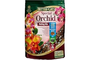 Better-Gro Special Orchid Mix - Premium Grade Orchid Bark Potting Mix for Potting, Repotting, Enhanced Drainage, Air Flow & Root Ventilation, Ideal for Phalaenopsis, Cattleyas, Dendrobiums - 4 Quarts