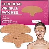 IyxicmI Forehead Wrinkle Patches, 15 PCS Face Tape for Wrinkles, Kinesiology Tape for Face, Facial Myofascial Lift Tape for Frown 11's Lines, Fine Lines Between Eyebrow Wrinkle Patches