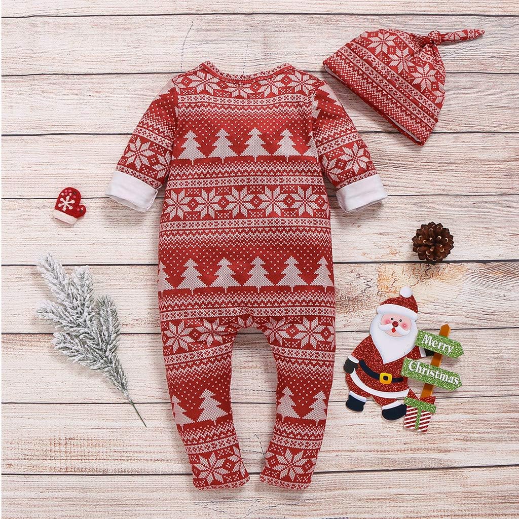 Chapeau De Noel Kudico Combinaison Noel Bebe Vetements Bebe Fille Hiver Barboteuse Bebe Garcon Naissance Automne Body Pyjama Grenouilleres Tenues Pulls Et Gilets