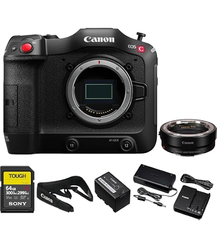 Amazon.com : Canon EOS C70 Cinema Camera Starter & Tripod