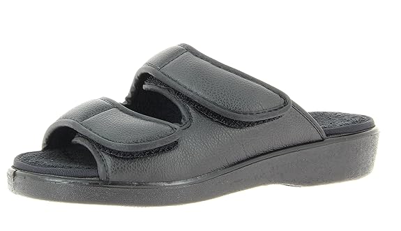VAROMED Torun 58909 Unisex - Erwachsene, Damen und Herren Therapieschuh, Verbandschuh, Hausschuh, Klettpantolette, Sandale, W