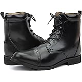 Hispar Ladies English Horse Riding Lightweight Leather Glory Laced Paddock Boots