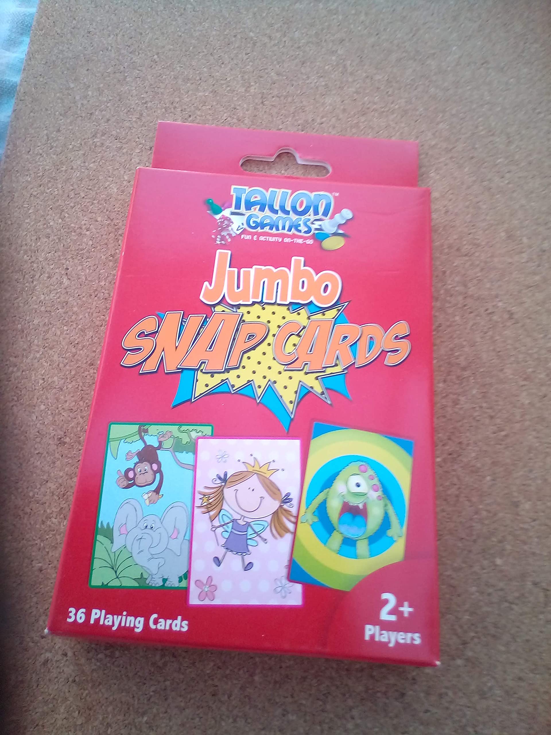 JUMBO SNAP PLAYING CARDS CHILDREN EDUCATIONAL & FUN TOY GAME / FAMILY GAMES NEW