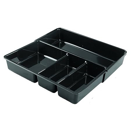 Interdesign Linus Expandable Cutlery Tray 4 Compartment Drawer