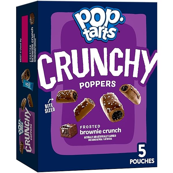 POP-TARTS CRUNCHY POPPERS CRUNCHY FILLED SNACK PIECES, KIDS...