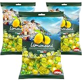 Sanniti Limoncini Frizzanti Candy | Sparkling Candies with Natural Flavor Made with Italian Lemons | 6.17 Ounce Bag (Pack of 3)